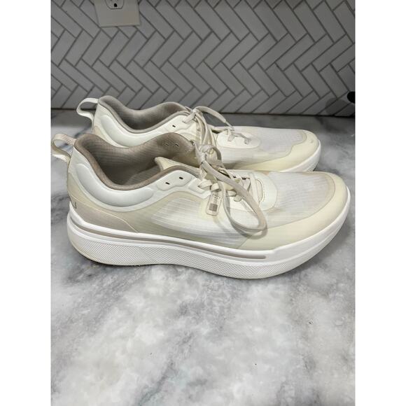 Ahnu M Sequence 1 Low Men’s 11.5 White Hemp Training Running Shoes 1166650